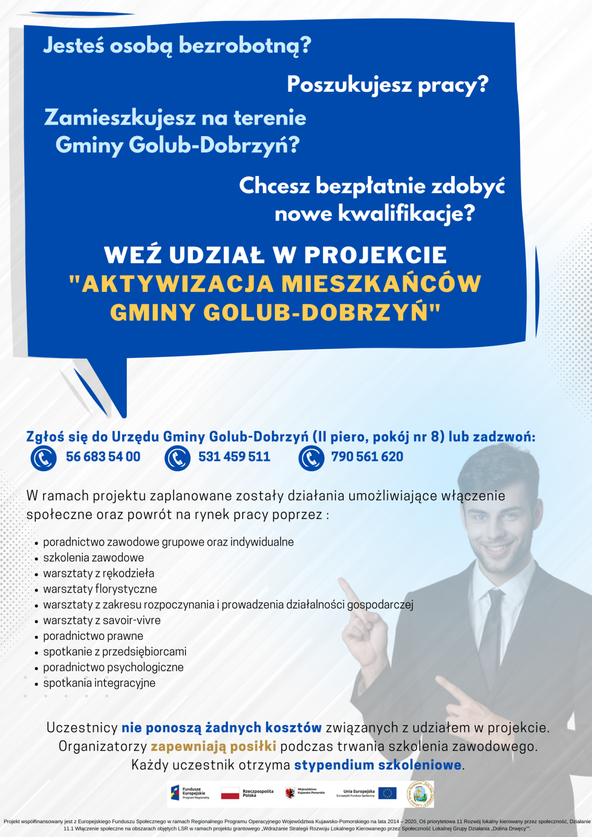 Aktywizacja społeczno-zawodowa mieszkańców gminy Golub-Dobrzyń